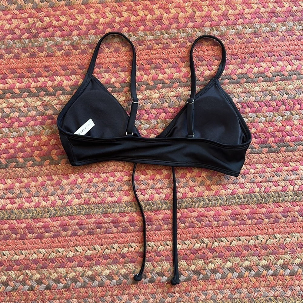 Aeropostale Black Basic Bikini Triangle Top - image 2